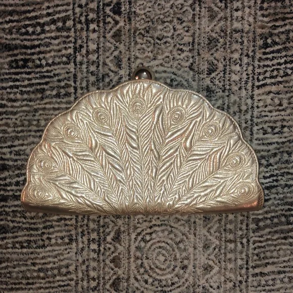 RARE! kate spade Kenessa Peacock Lane Clutch - Picture 6 of 16